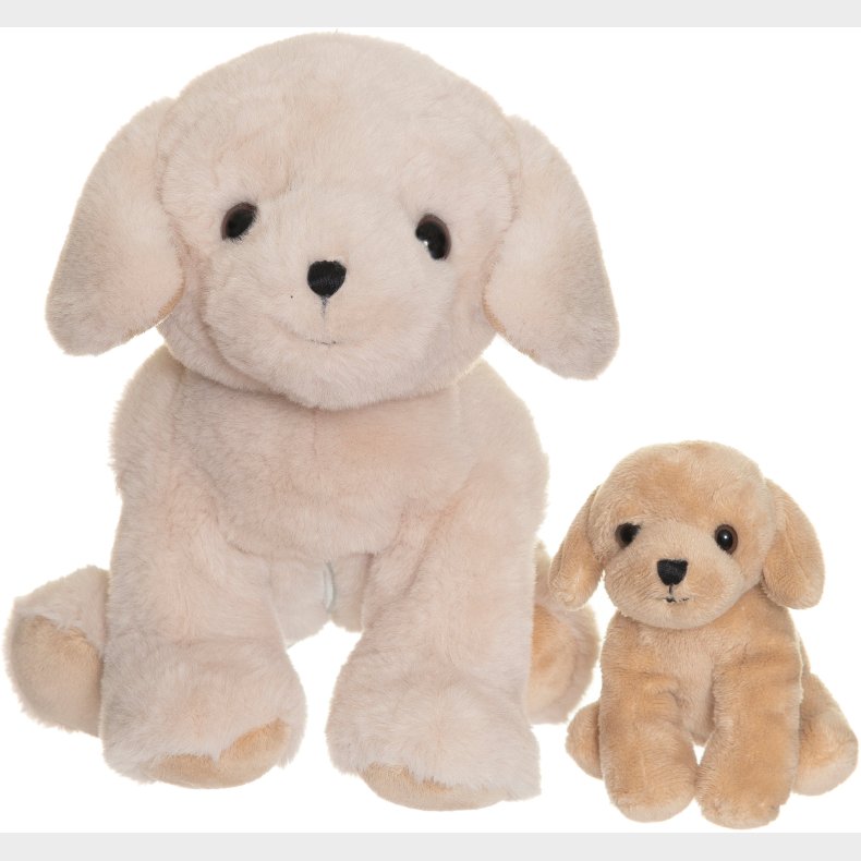 Teddykompaniet Bamse Hunden Tess med Hundehvalp