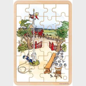 Barbo Toys Emil Fra Lnneberg Puslespil - Tr 24 Brikker
