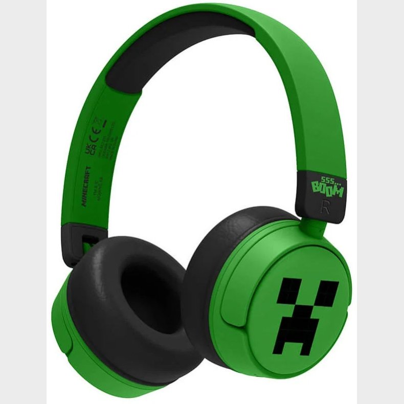 OTL Minecraft On-Ear Hretelefoner 85/95dB