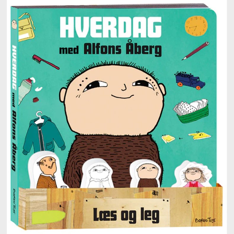 Alfons berg Hverdag Bog med Figurer