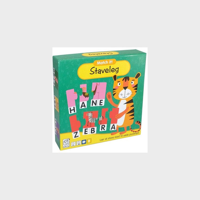 Barbo Toys Learning Staveleg Puslespil 38 Brikker