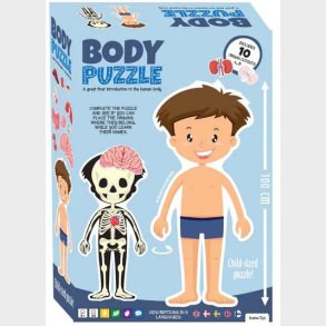 Barbo Toys Body Puslespil Dreng 36 Brikker, Babytj
