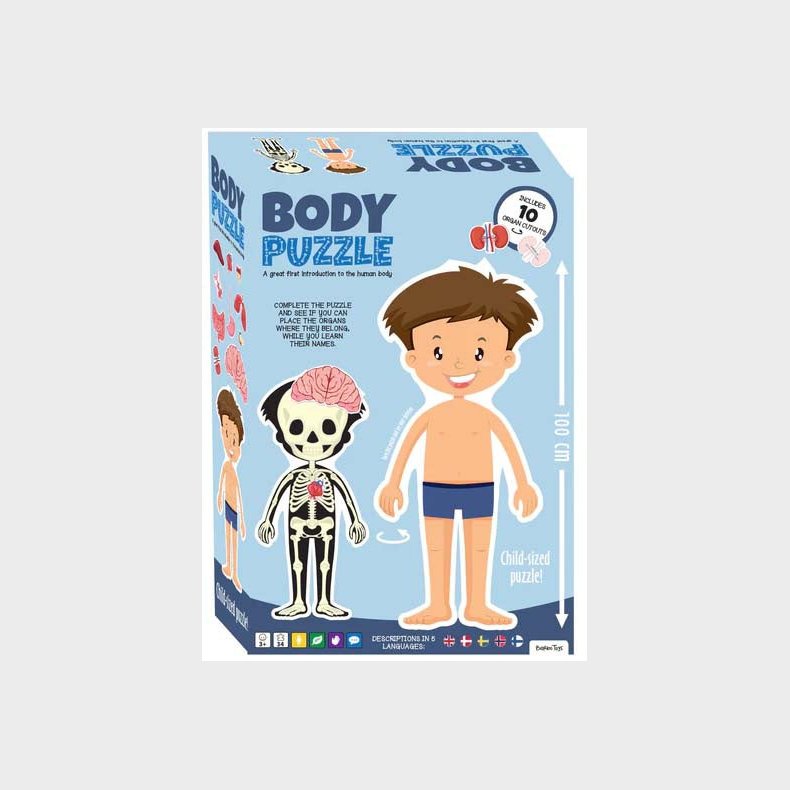 Barbo Toys Body Puslespil Dreng 36 Brikker, Babytj