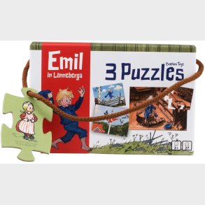 Barbo Toys Emil Fra Lnneberg Puslespil 3-i-1