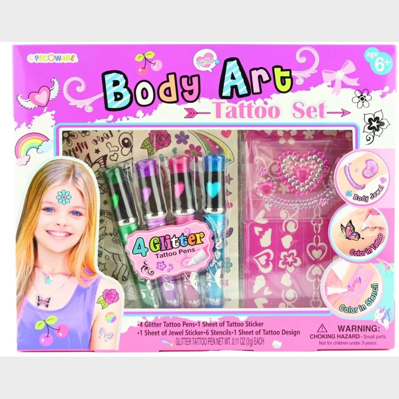 Robetoy Tatoveringsst 8-pak 25 cm