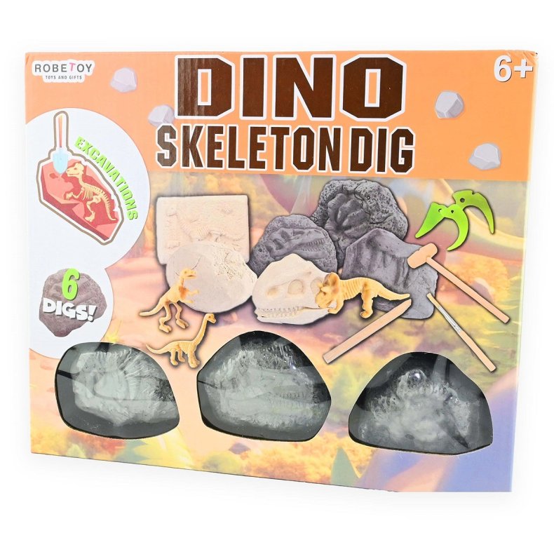 Robetoy DIG IT OUT DINOSAUR SKELETON Udgravningsst