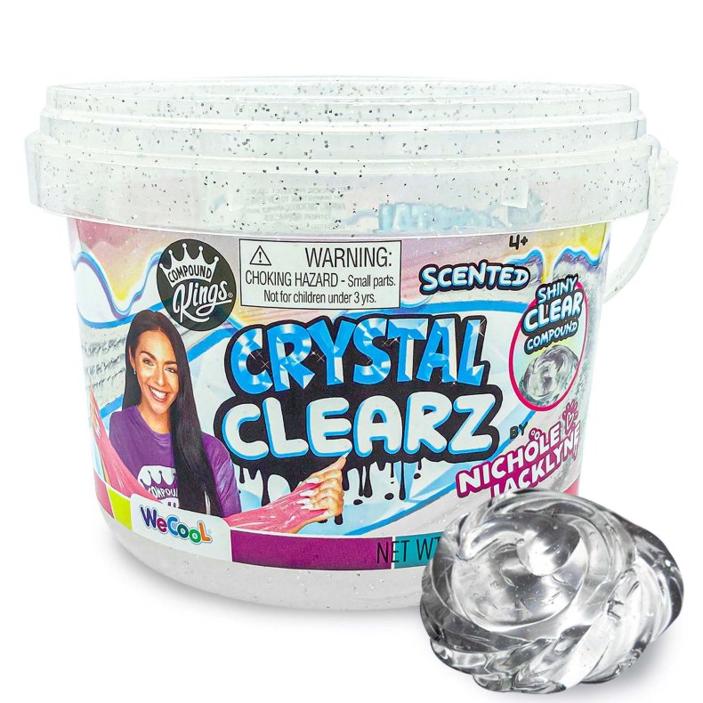 Compound Kings Crystal Clearz  Gennemsigtigt Slime 1,2 kg