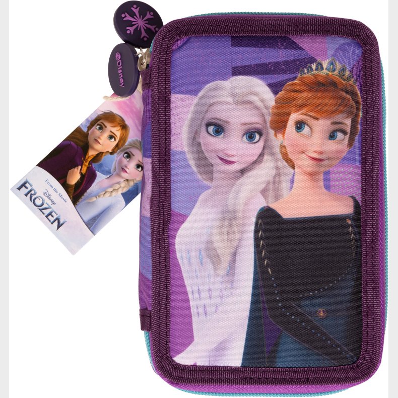 Disney Frozen Dobbelt Penalhus, Lilla