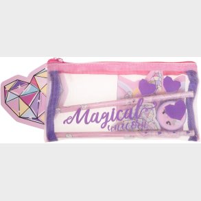 Unicorn Gems Penalhus, Pink