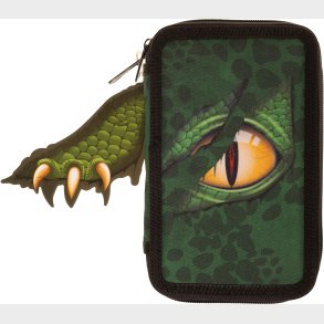 Valiant Dino Dobbelt Penalhus, Grn