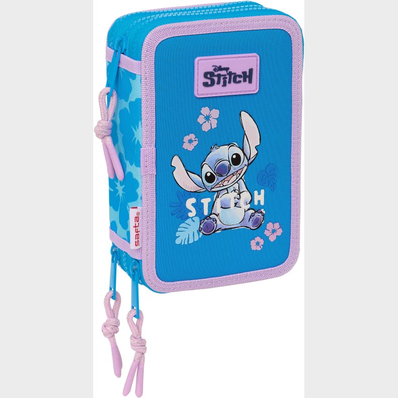 Stitch Hawaii Tredelt Penalhus, Bl