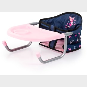Bayer Design Babystol til Bord med Bakke, Bl/Pink