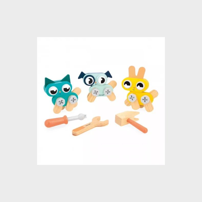 Janod Brico'Kids DIY-st 53 Dele Kledyr