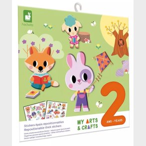 Janod My Arts &  Crafts Genanvendelige Tykke Klistermrker 22 Stk.