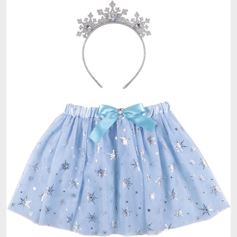 Frozen Nederdel &  Diadem Kostume