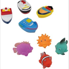 Rtt Start Sfart Og Koralfisk Badelegetj 8-pak