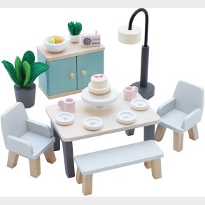 Le Toy Van Spisestue Dukkehusmbler 18 Dele