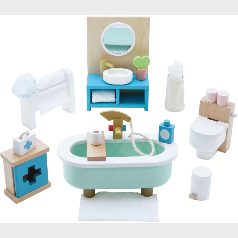 Le Toy Van Badevrelse Dukkehusmbler 19 Dele