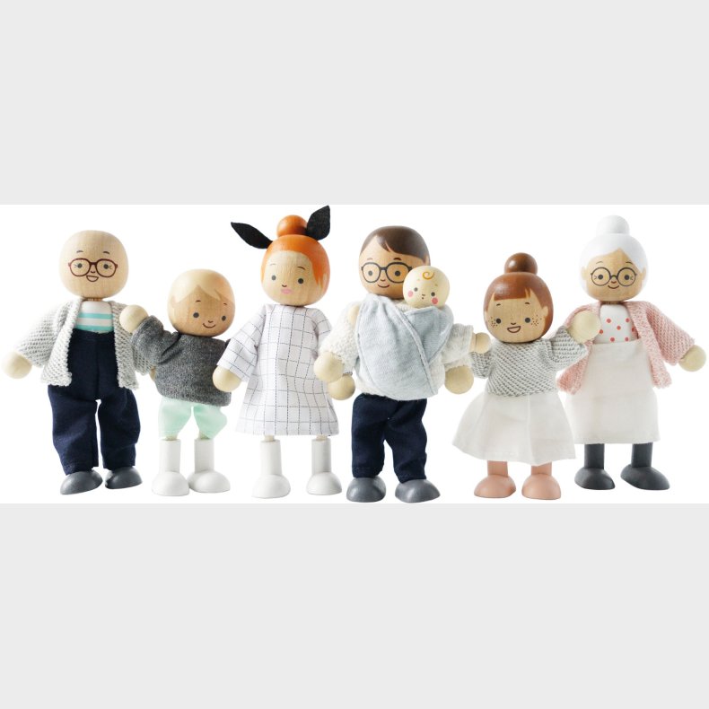 Le Toy Van My Doll Family Dukkehusfigurer 7 Stk.