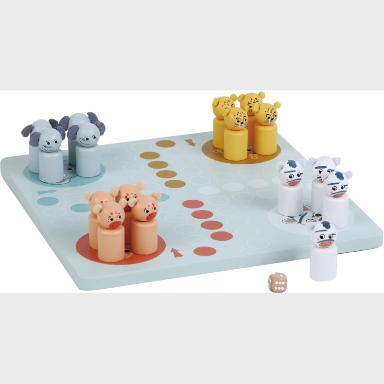 Kinder and Kids Ludo Safari, Multifarvet