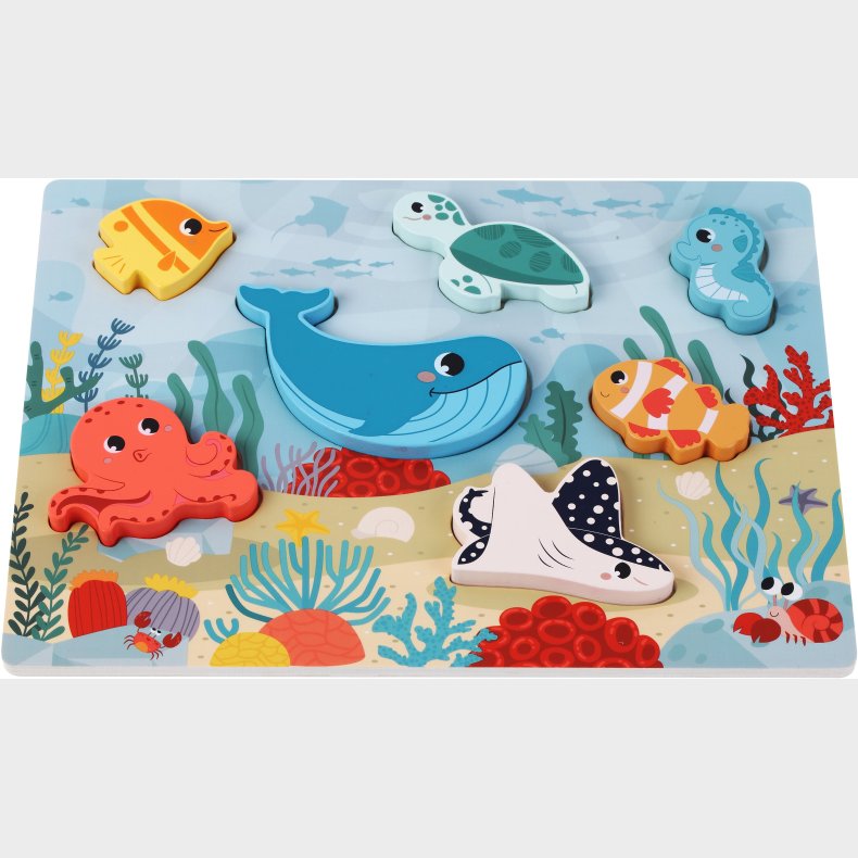 Kinder and Kids Puslespil Hav, Multifarvet