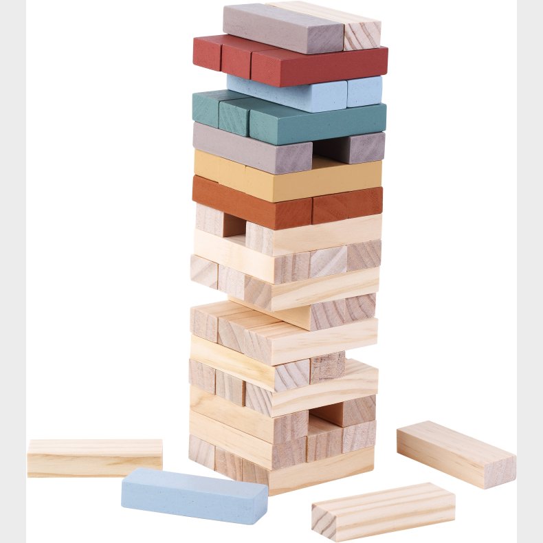 Kinder and Kids Tumbling Tower Spil, Multifarvet