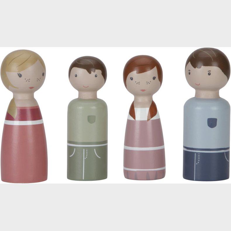 Little Dutch Dukkest til Dukkehus, Familien Rosa