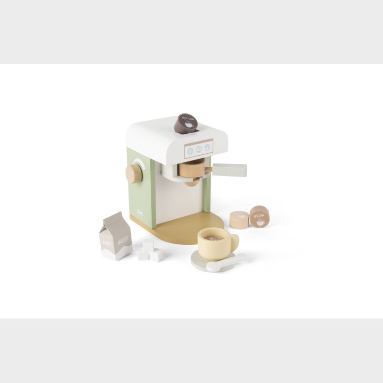 Dantoy Kaffemaskine Wood XL In Gift Box