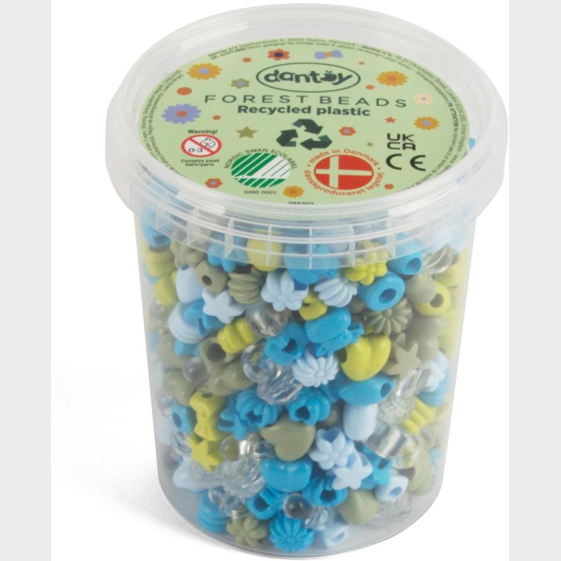 Dantoy Pastel Forest Perler Large 520 Stk.