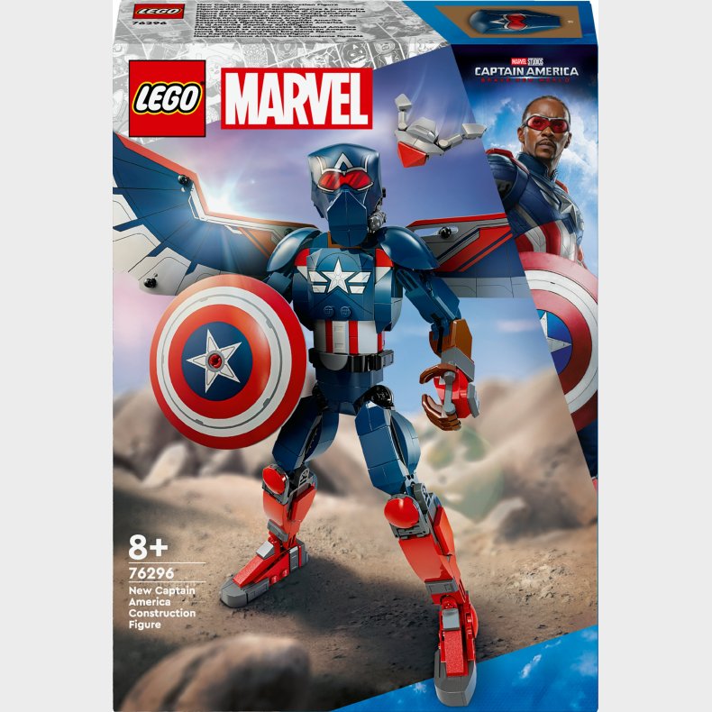 LEGO Super Heroes 76296 Byg selv-figur af den nye Captain America