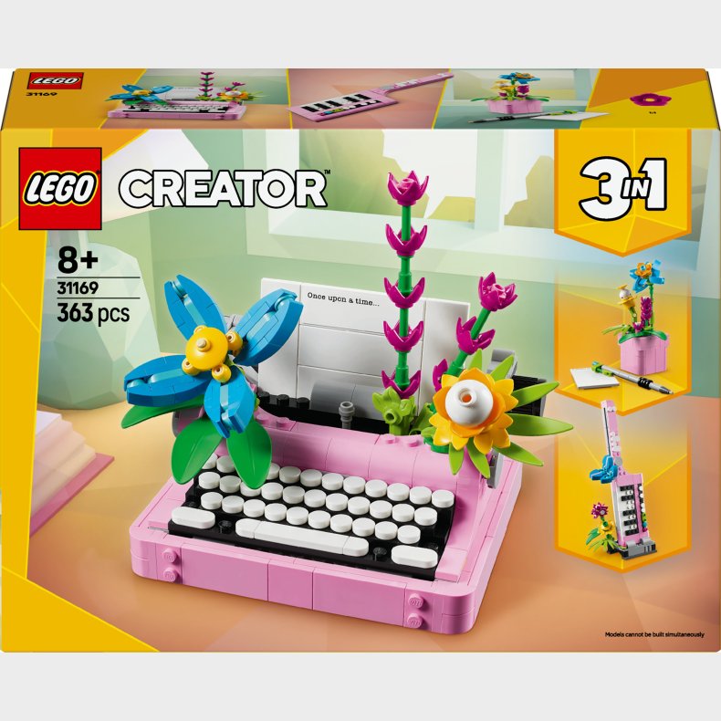 LEGO Creator 31169 Skrivemaskine med blomster