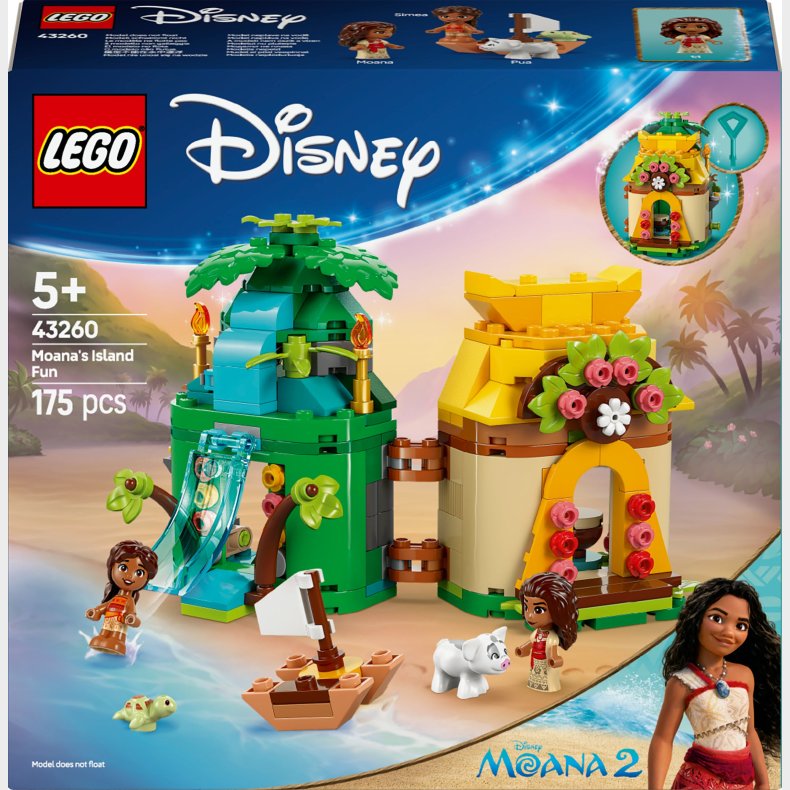 LEGO Disney Princess 43260 Vaianas -sjov