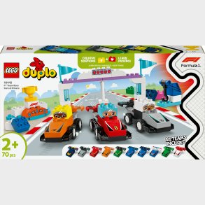 LEGO DUPLO Town 10445 F1-teams med racerbiler og krere