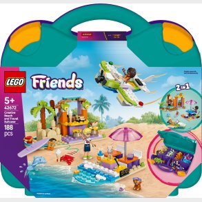 LEGO Friends 42672 Kreativ strand- og rejsekuffert