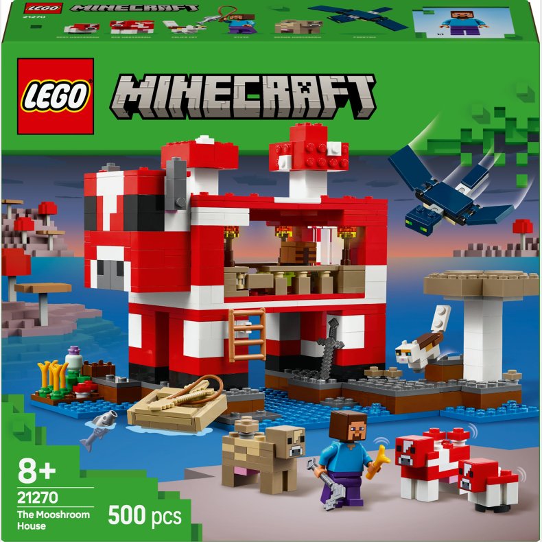 LEGO Minecraft 21270 Mooshroom-huset