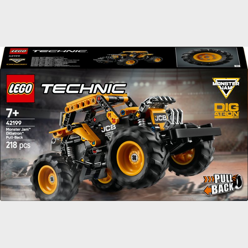 LEGO Technic 42199 Monster Jam DIGatron pull-back