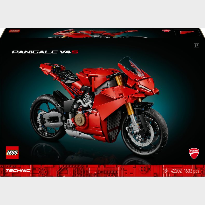 LEGO Technic 42202 Ducati Panigale V4 S-motorcykel