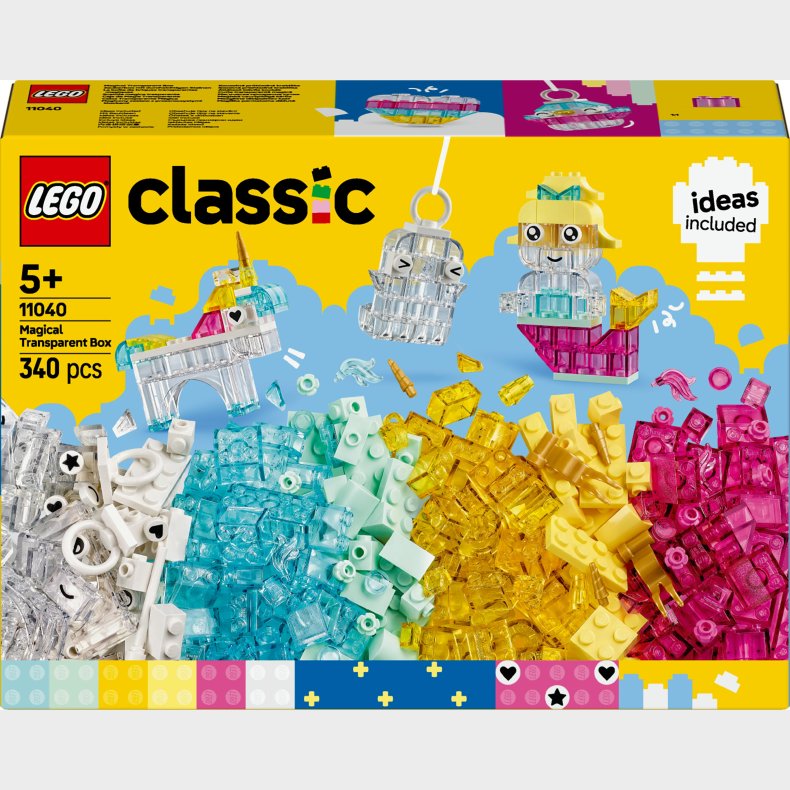 LEGO LEGO Classic 11040 Magiske gennemsigtige klodser