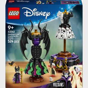 LEGO Disney Classic 43262 Maleficents og Cruella De Vils kjoler