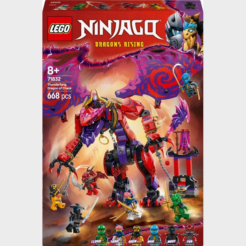 LEGO Ninjago 71832 Kaosdragen Thunderfang