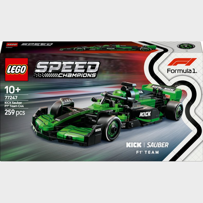 LEGO Speed Champions 77247 KICK Sauber F1 Team C44-racerbil
