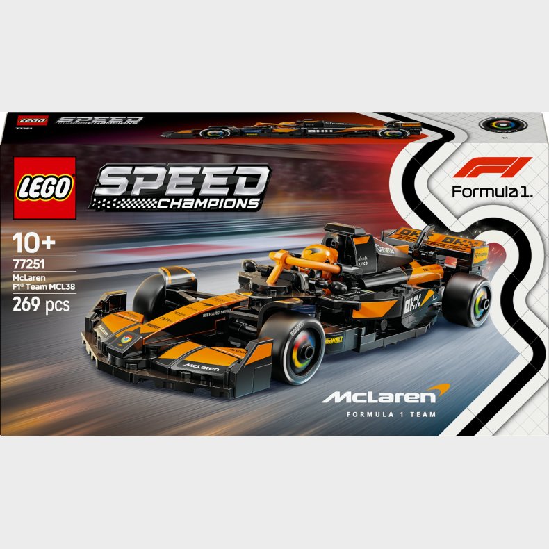 LEGO Speed Champions 77251 McLaren F1 Team MCL38-racerbil