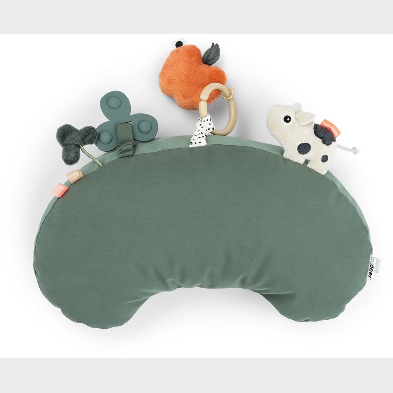 Done By Deer Tiny Farm Tummy Time Aktivitetslegetj, Green