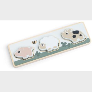 Done By Deer Tiny Farm Sensorisk Puslespil