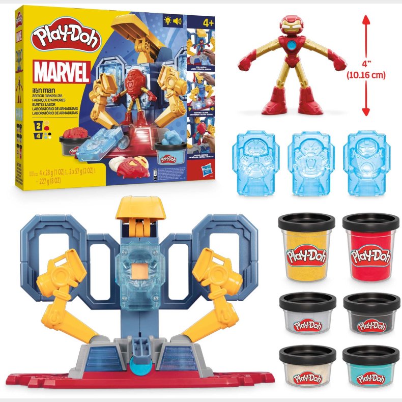 Play-Doh Iron Man Armor Maker Lab Legest