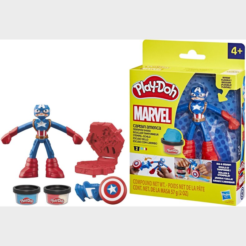Play-Doh Captain America Stamping Shield Legest