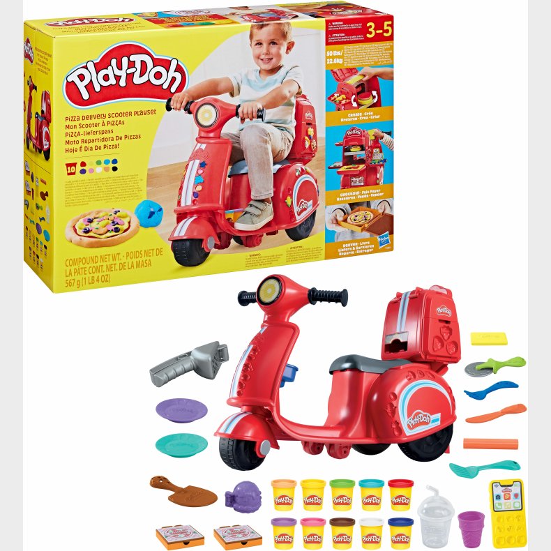 Play-Doh Pizza Delivery Ride-on Scooter Legest