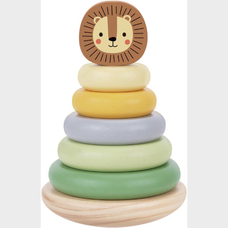 Tooky Toy L�ve Stabelt�rn, Multifarvet