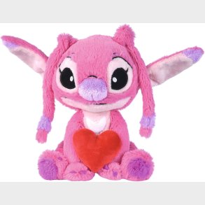 Disney Lilo &  Stitch Bamse Angel med Hjerte 25 cm