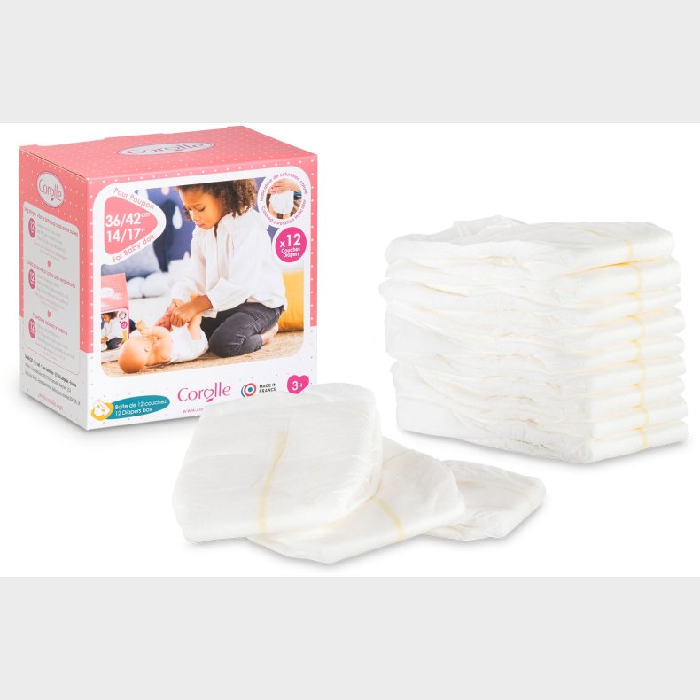 Corolle Dukketilbehr Bleer 12 Stk. 36 cm